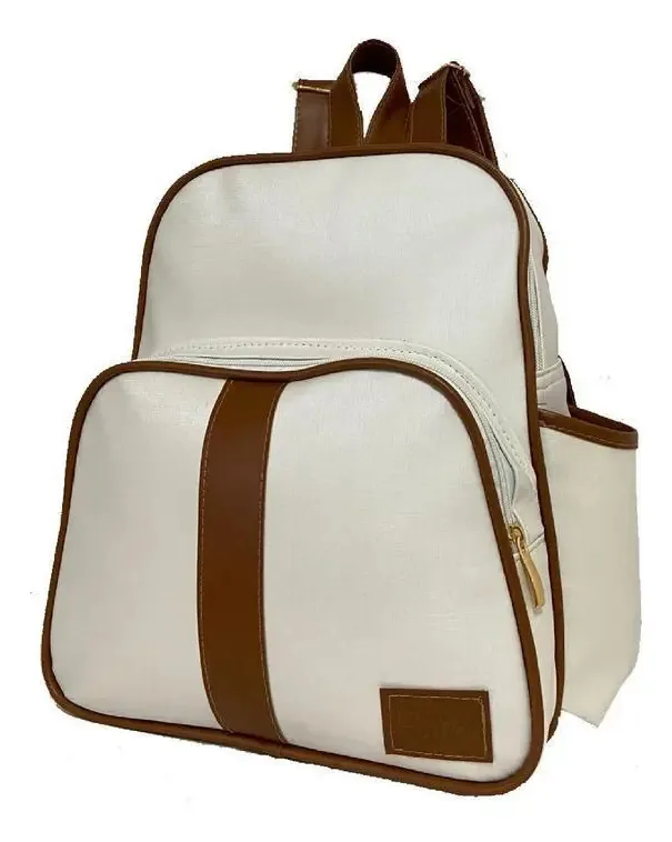 Kit Bolsa Maternidade Completo Mochila E Trocador Branco 4