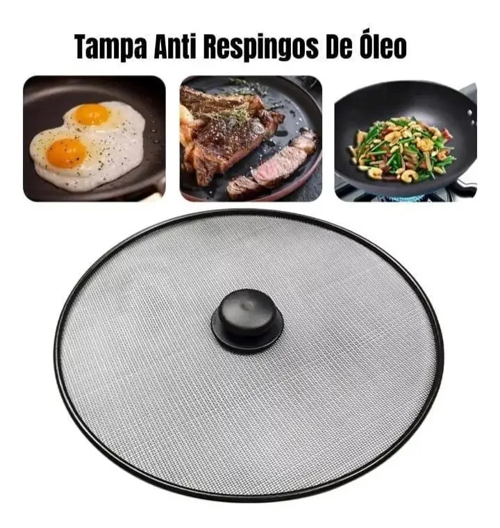 Tampa Protetora Metal Esmaltado - Proteção E Higiene