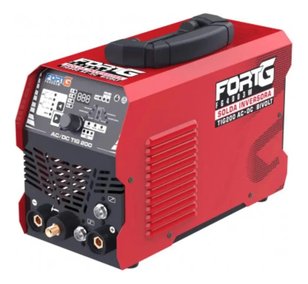 Máquina Solda Mma Tig 200 Ac/dc C/ Pedal E Solda Fria