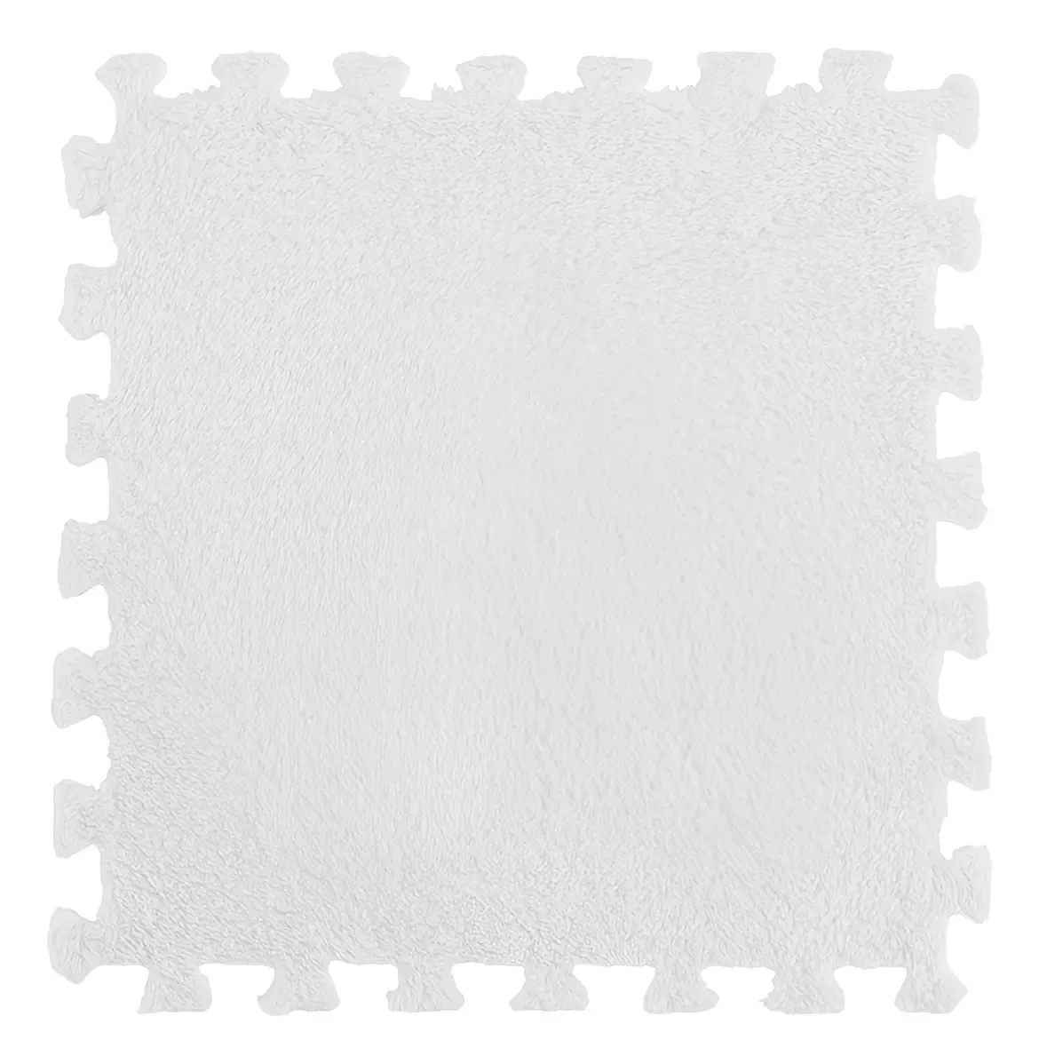 Tapete Felpudo de EVA Branco Favom Decor Para Crianças de 0-24 Meses