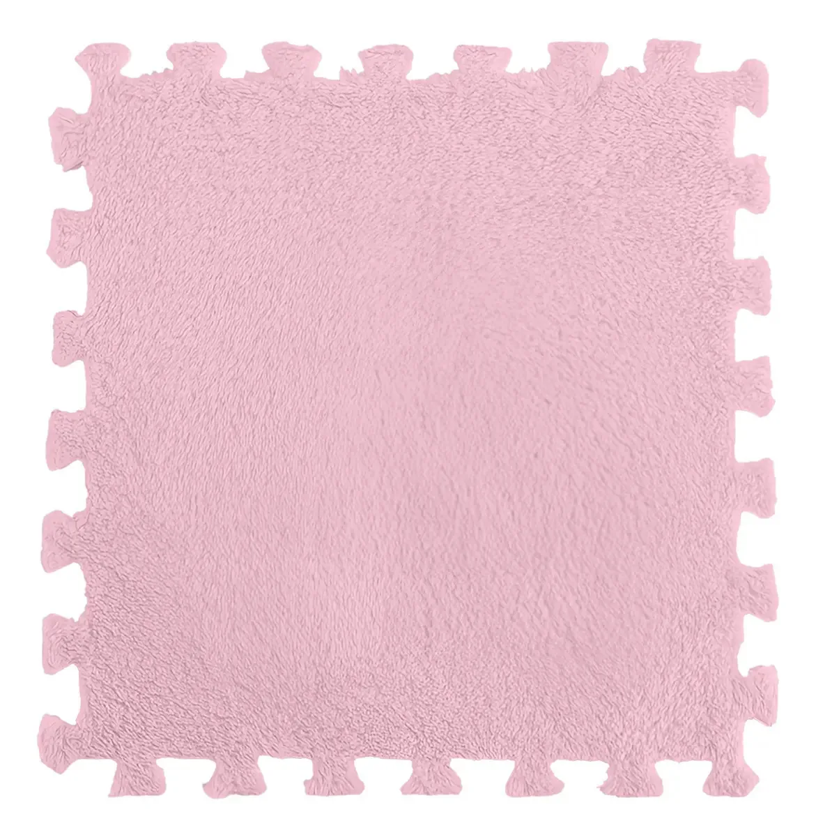 Kit De 36 Tatame Eva Pelucia De Fabrica 3m² Cor Rosa Tapete Eva Encarpetado