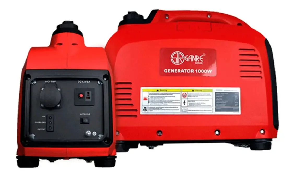 Gerador De Energia Inverter Portátil 1000w 127v - Sanre Bras