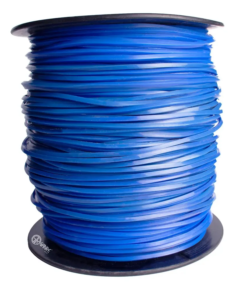 Bobina Fio Nylon Quadrado Roçadeira 3.2mm 2kg - Azul