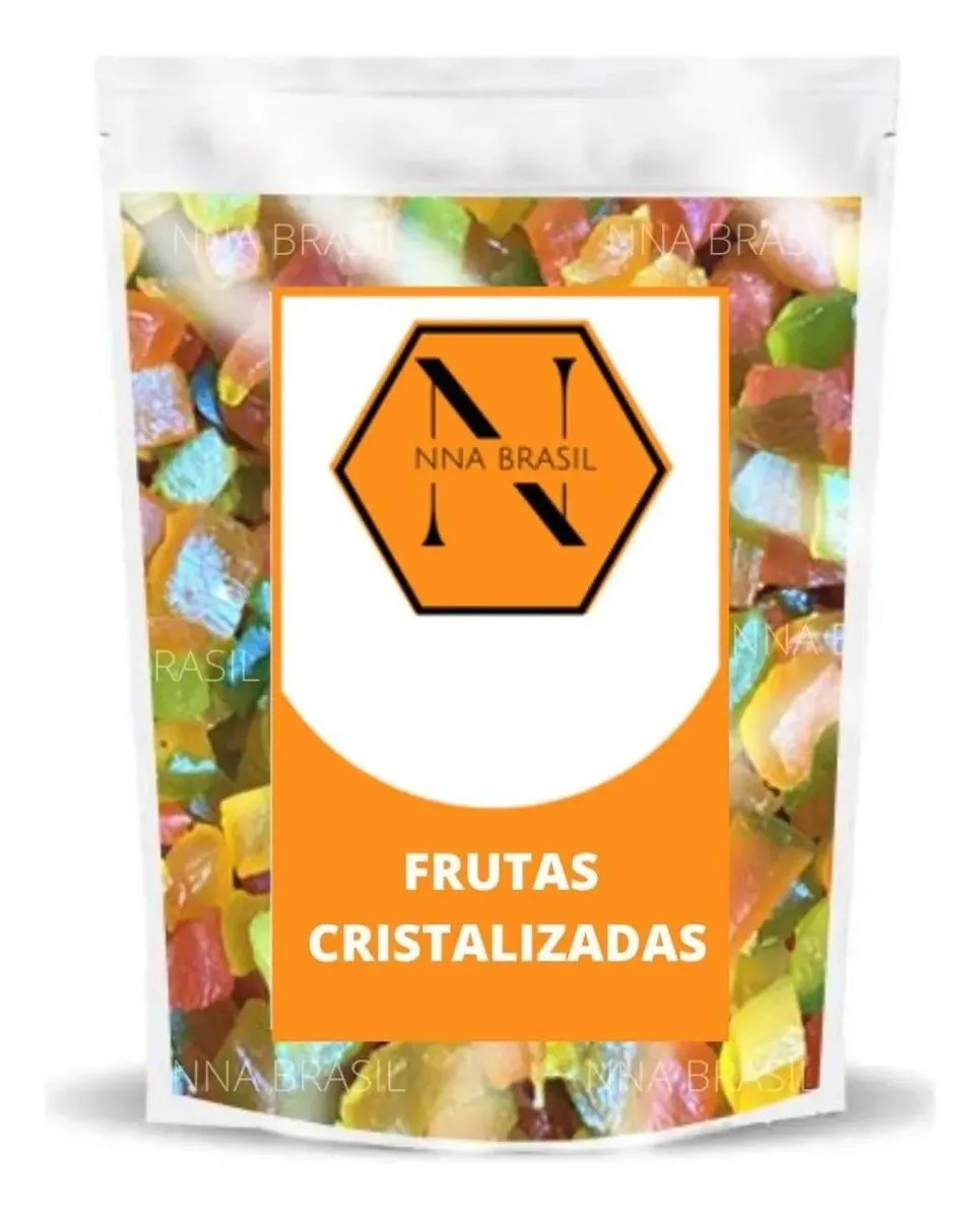 Frutas Cristalizadas 1kg - Nna Brasil