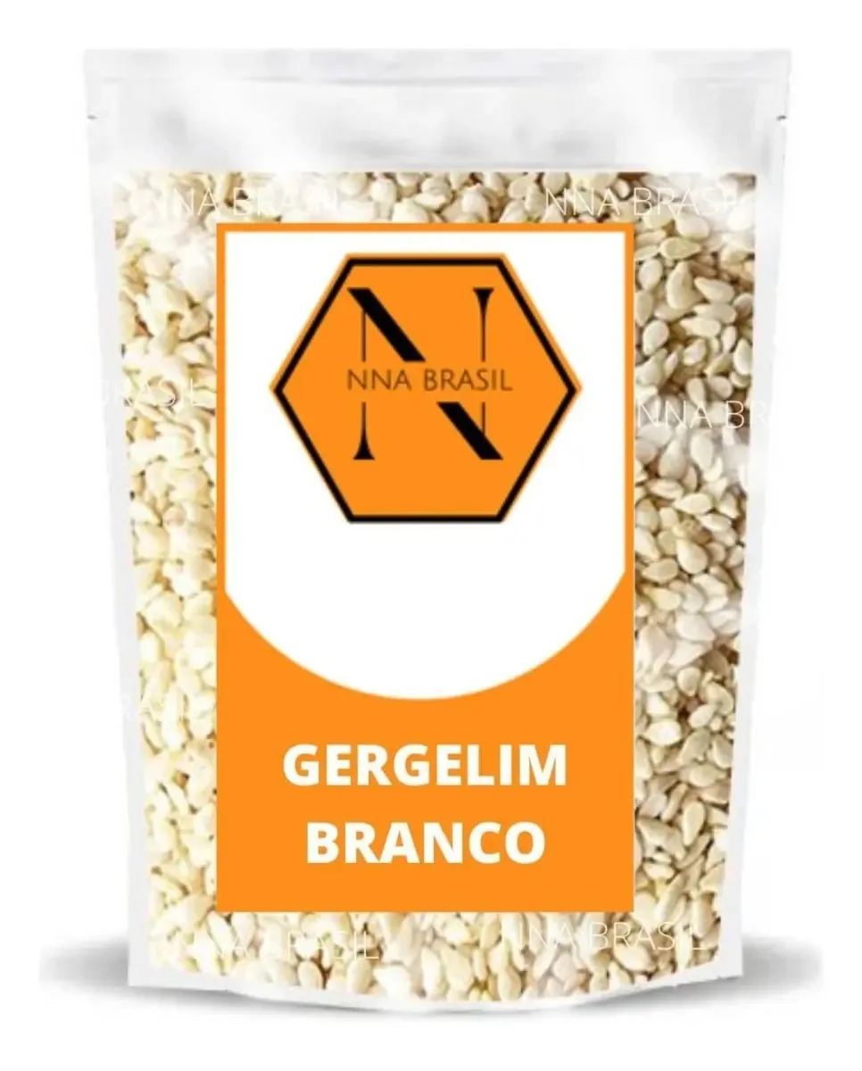 Gergelim Branco Semente 250g - Nna Brasil