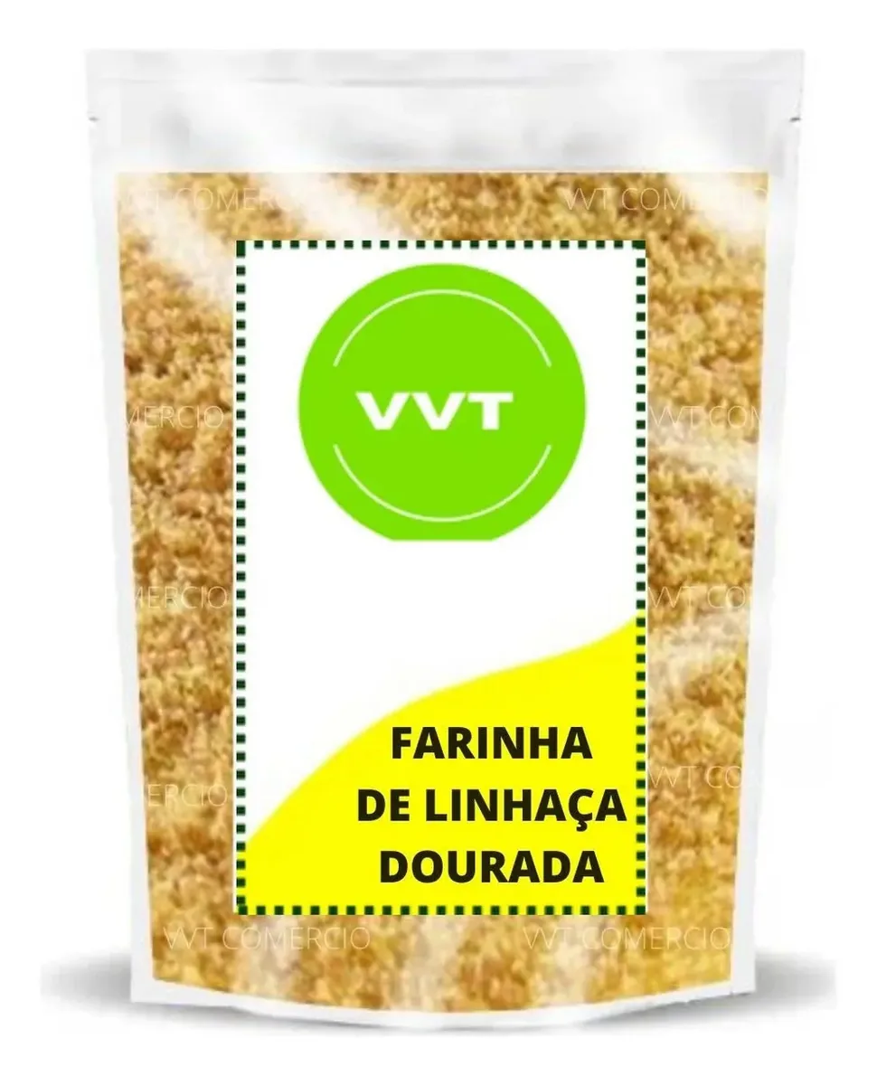 Farinha De Linhaça Dourada - 500g - Vvt Comercio