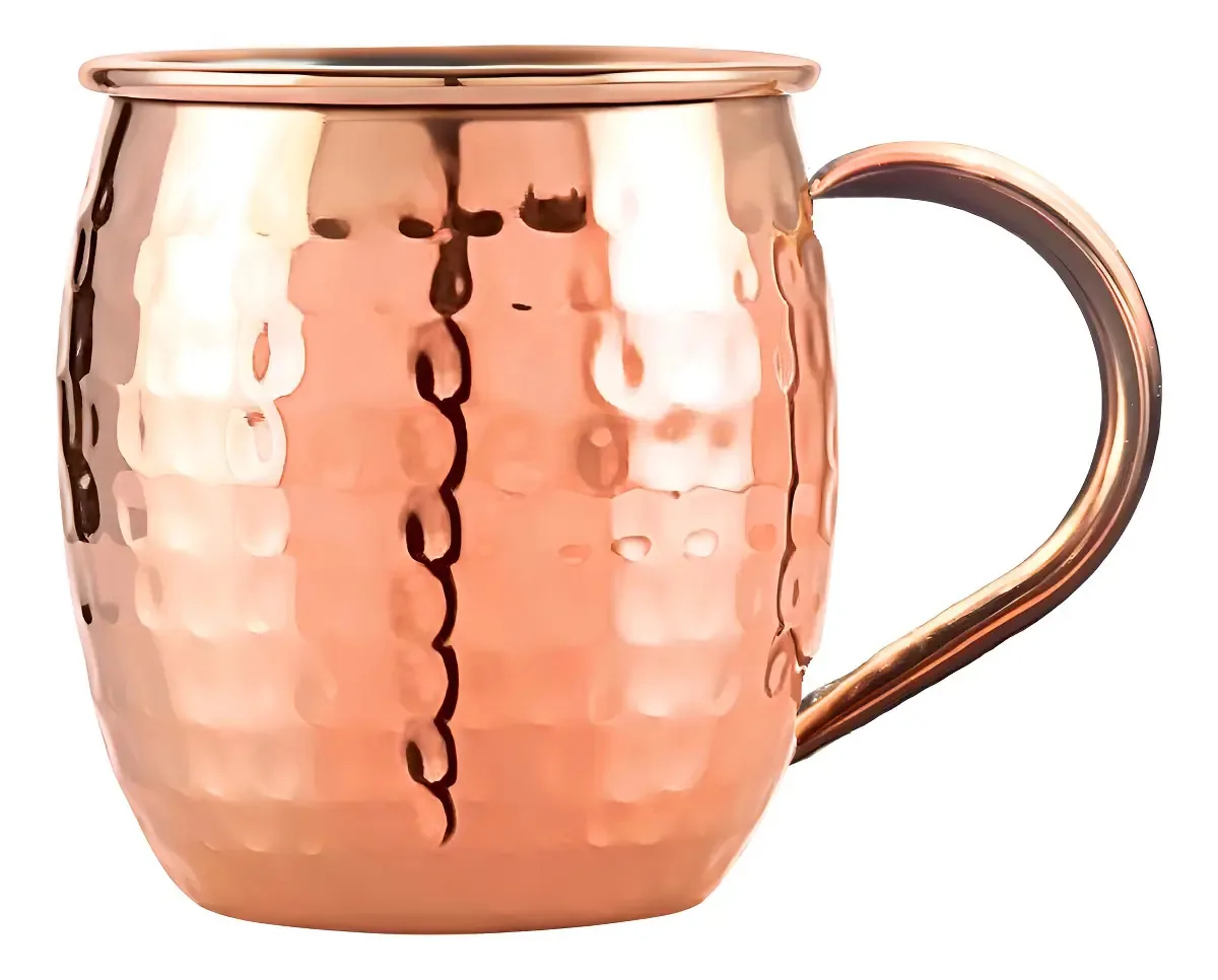 Caneca Moscow Mule 480ml Cobre Aço Inox Impermeabilizada