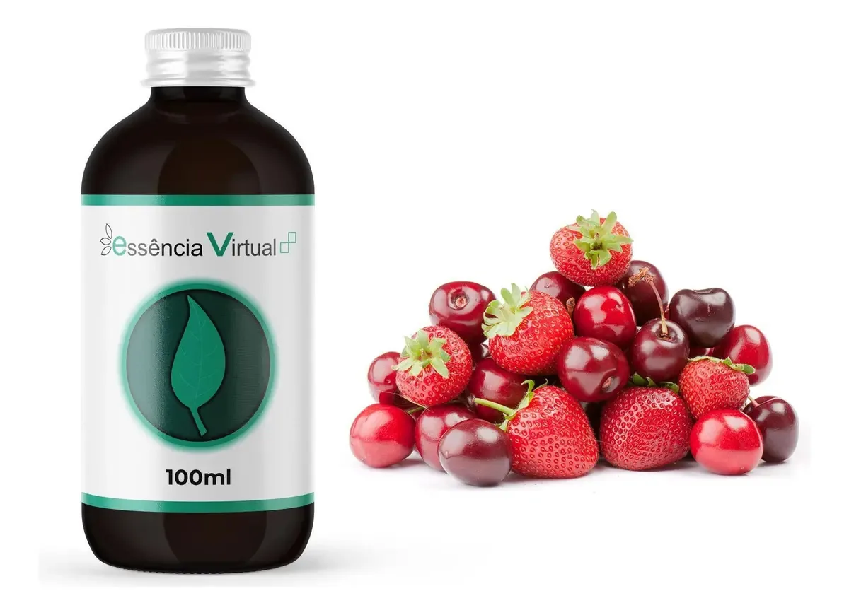 Essência Frutas Vermelhas - 100ml - Hidrossolúvel