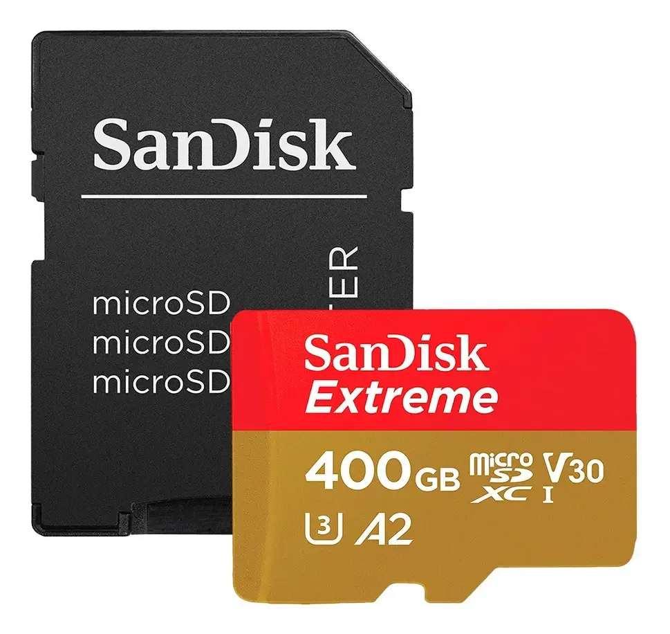 Cartão Memória Sandisk Micro Sdxc 400gb Extreme E Adatp