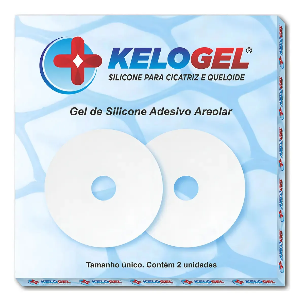 Adesivo Areolar 8cmx8cm 2un Kelogel