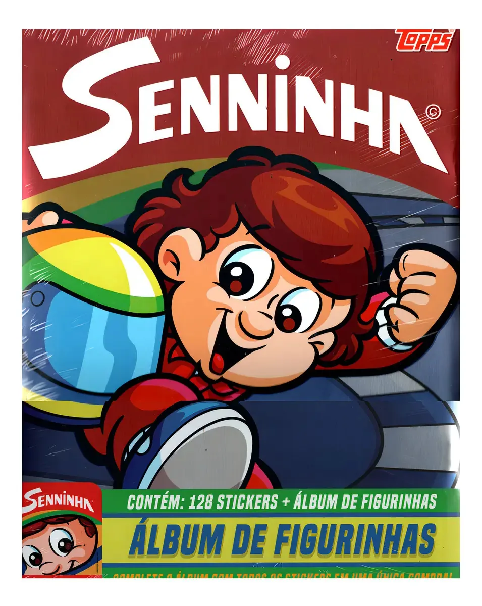 1 Álbum Senninha Completo 128 Figurinhas