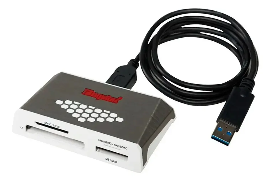 Leitor Cartão Memória Kingston Fcr-hs4 4 Em 1 Usb 3.0