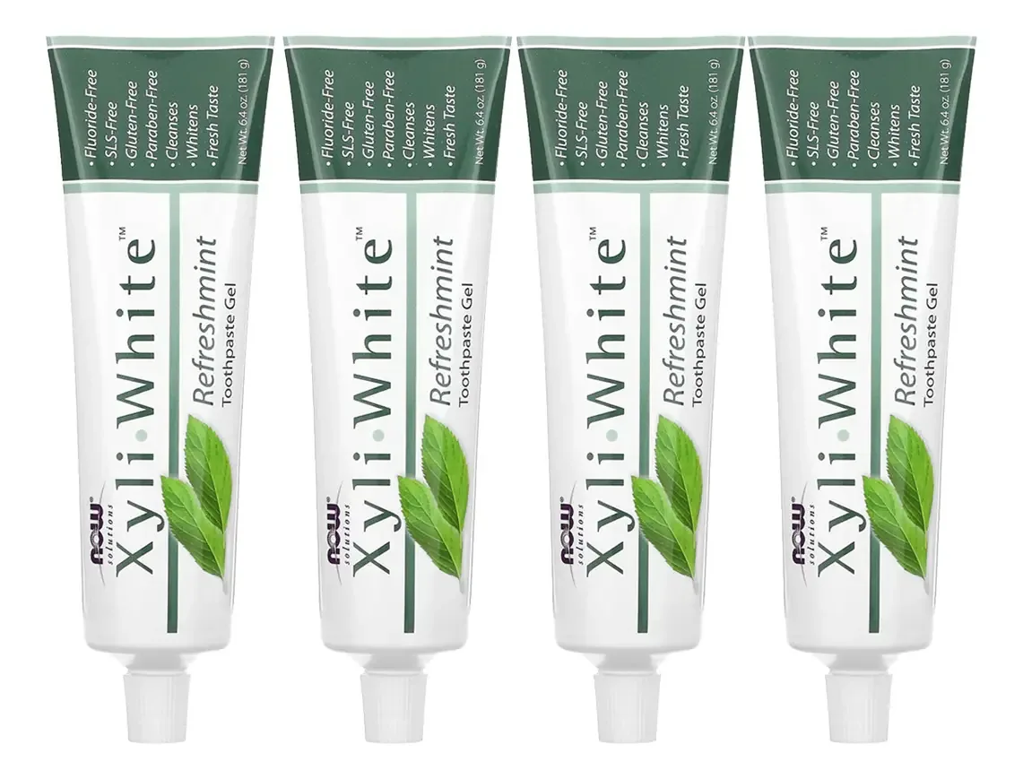 Creme Dental Now Foods Xyliwhite Refreshmint Gel 6.4oz 4un
