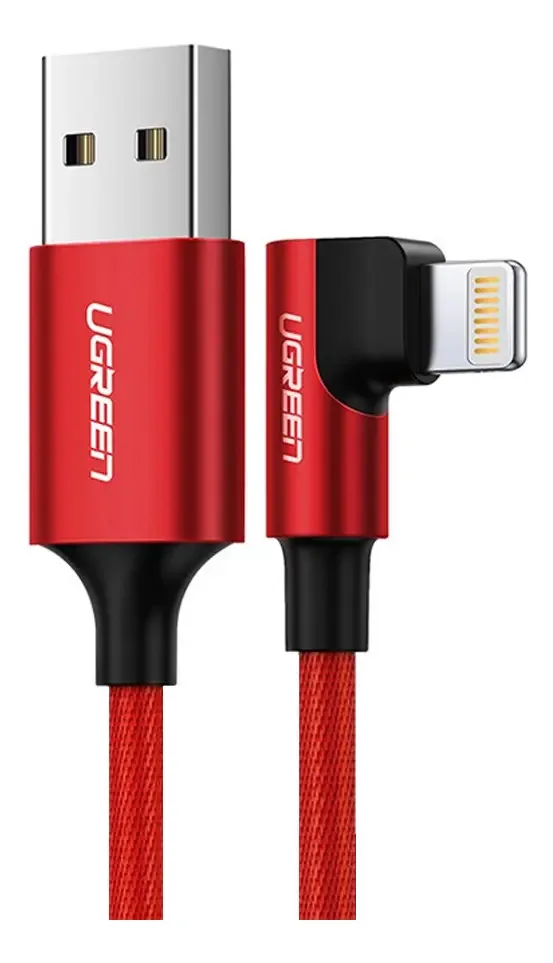 Cabo De Dados Ugreen 60555 Compatível Com iPhone Mfi 1m