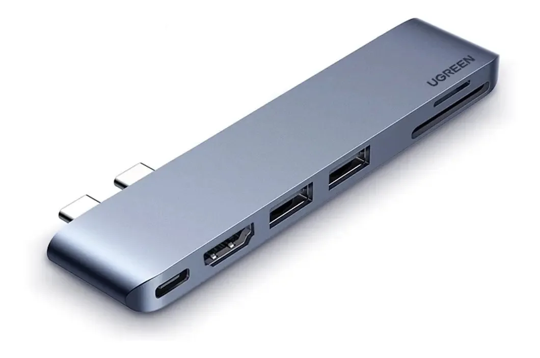 Hub Adaptador Usb C Ugreen 6 Em 2 Macbook Pro E Air 4k/30hz