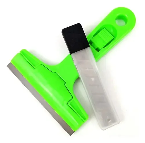 Estilete Raspador Plano Atopy com Lâmina Fixa e 3 Lâminas Extras