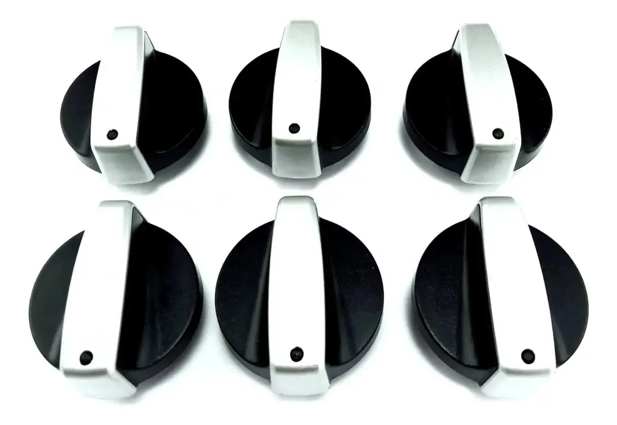 Kit 6 Botões Para Fogão Itatiaia Waves 5 Bocas