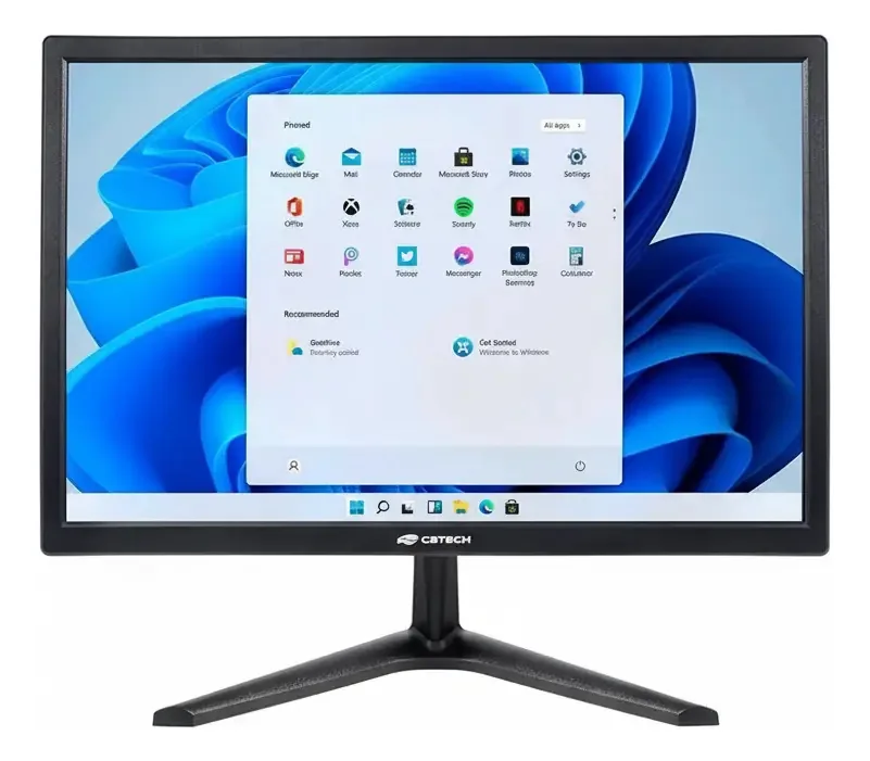 Monitor C3Tech MR-19 de 19" LED HD para Computador conectividade HDMI e VGA