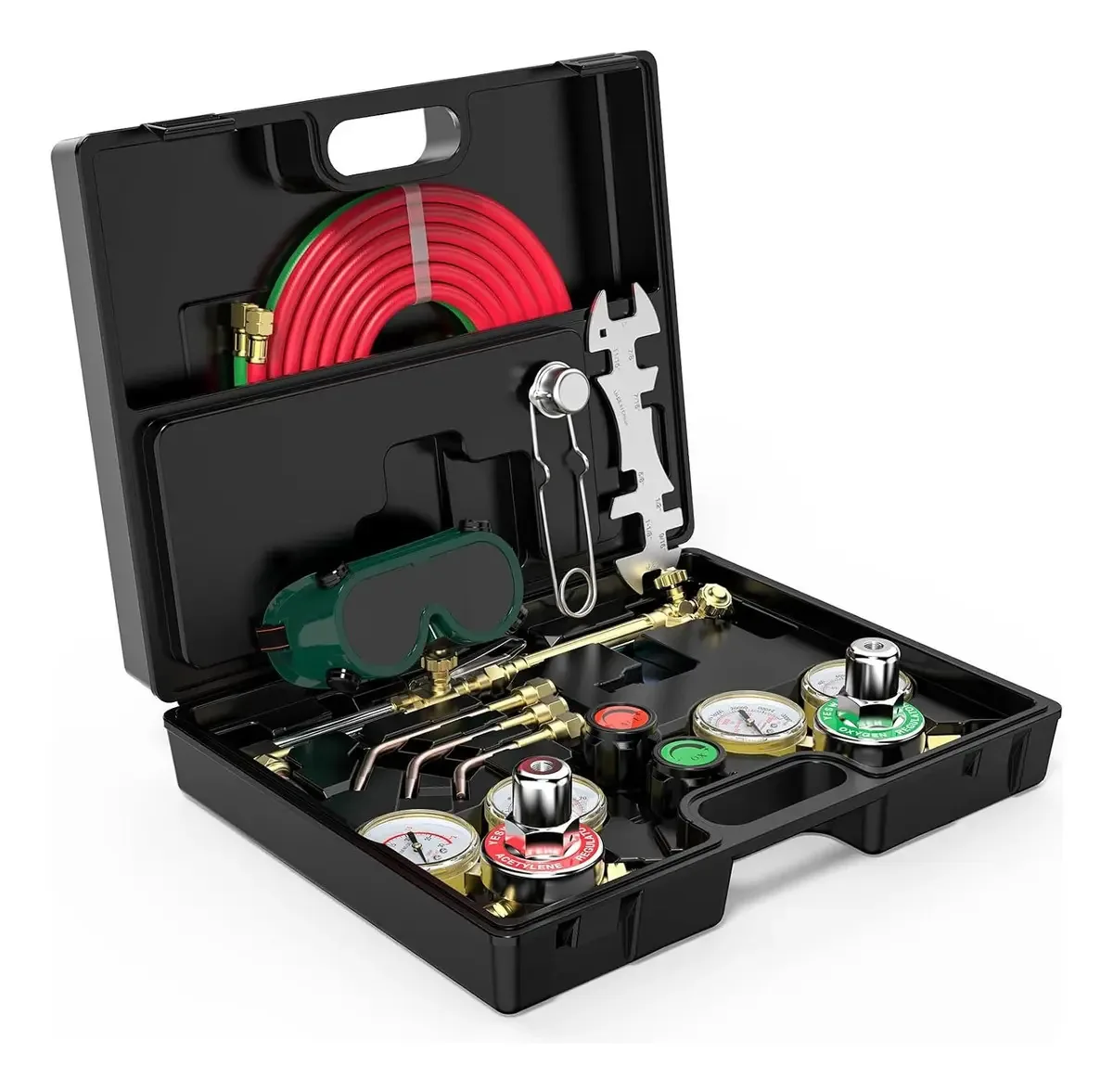 Equipamento de oxicombustível de acetileno com tocha tipo Harris