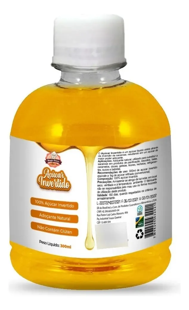Adoçante Natural Açúcar Invertido 300ml