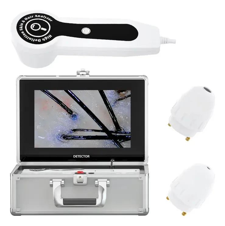 Máquina digital Yuanxin, analisador de cabelo, detector de pele facial