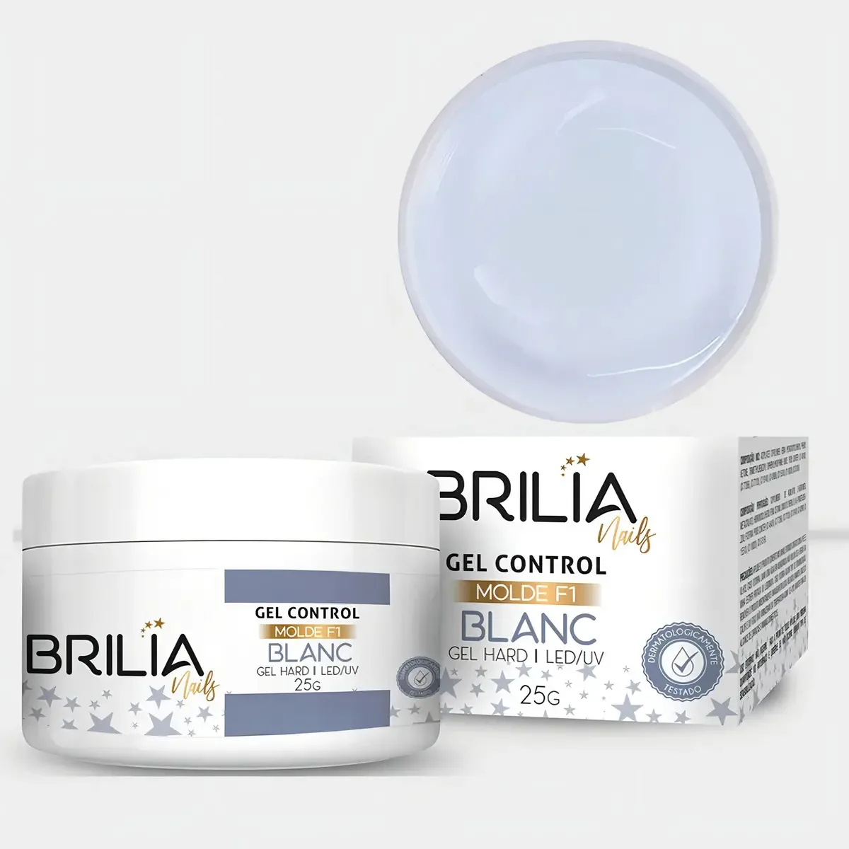 Gel Esculpir Unhas Brilia Blanc Gel Control 25g