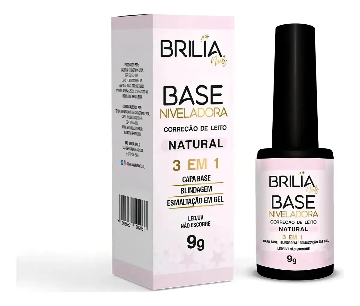 Brilia Base Niveladora Unhas Naturais Gel 9g