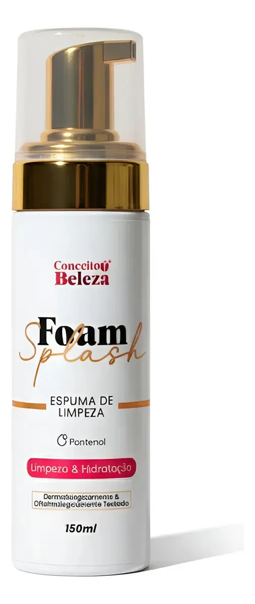 Espuma de Limpeza Conceito Beleza Foam Splash 150ml com Pantenol