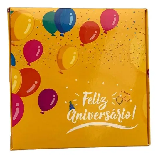 25 Caixas Lembrança Feliz Aniversário Para Doces E Presentes