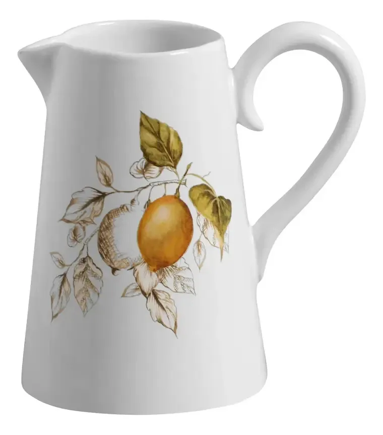 Jarra Cerâmica Toscana 1,5l Scalla Cor Branco