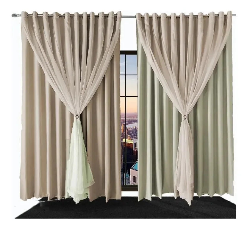 Bravin Cortinas Cor Branco De 01