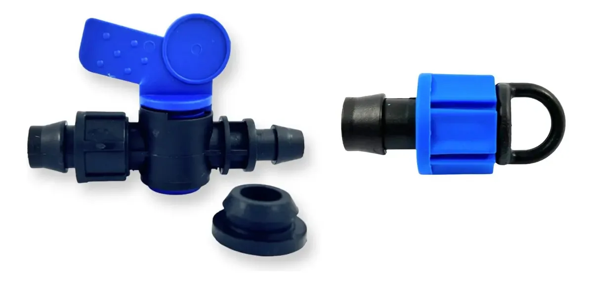 Kit Conexões Irrigação Gotejamento Prodrip® 16mm 15 Pares Preto