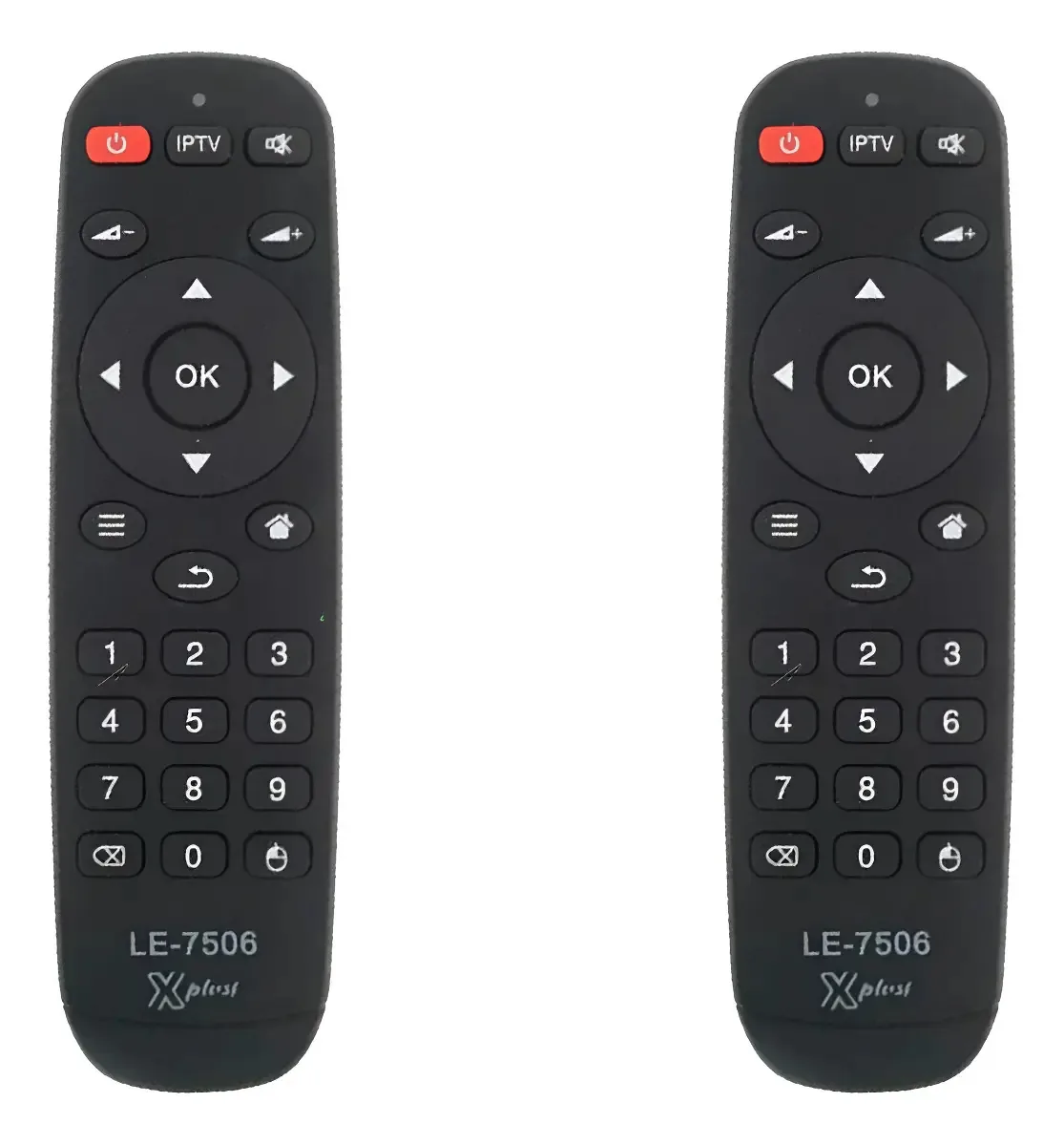 Kit 2 Controles Remoto Compatível Fbg Sky 9163 Le 7506 Plus