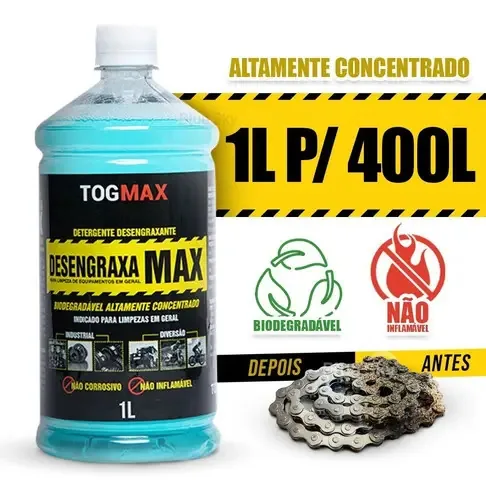 Desengraxante Limpa Motor Detergente P/ Bike Concentrado 1l