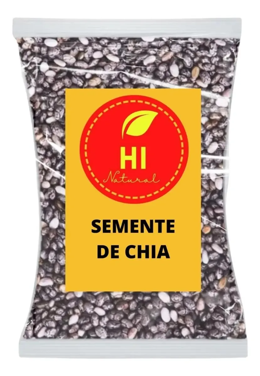 Semente De Chia - 500g - Hi Natural