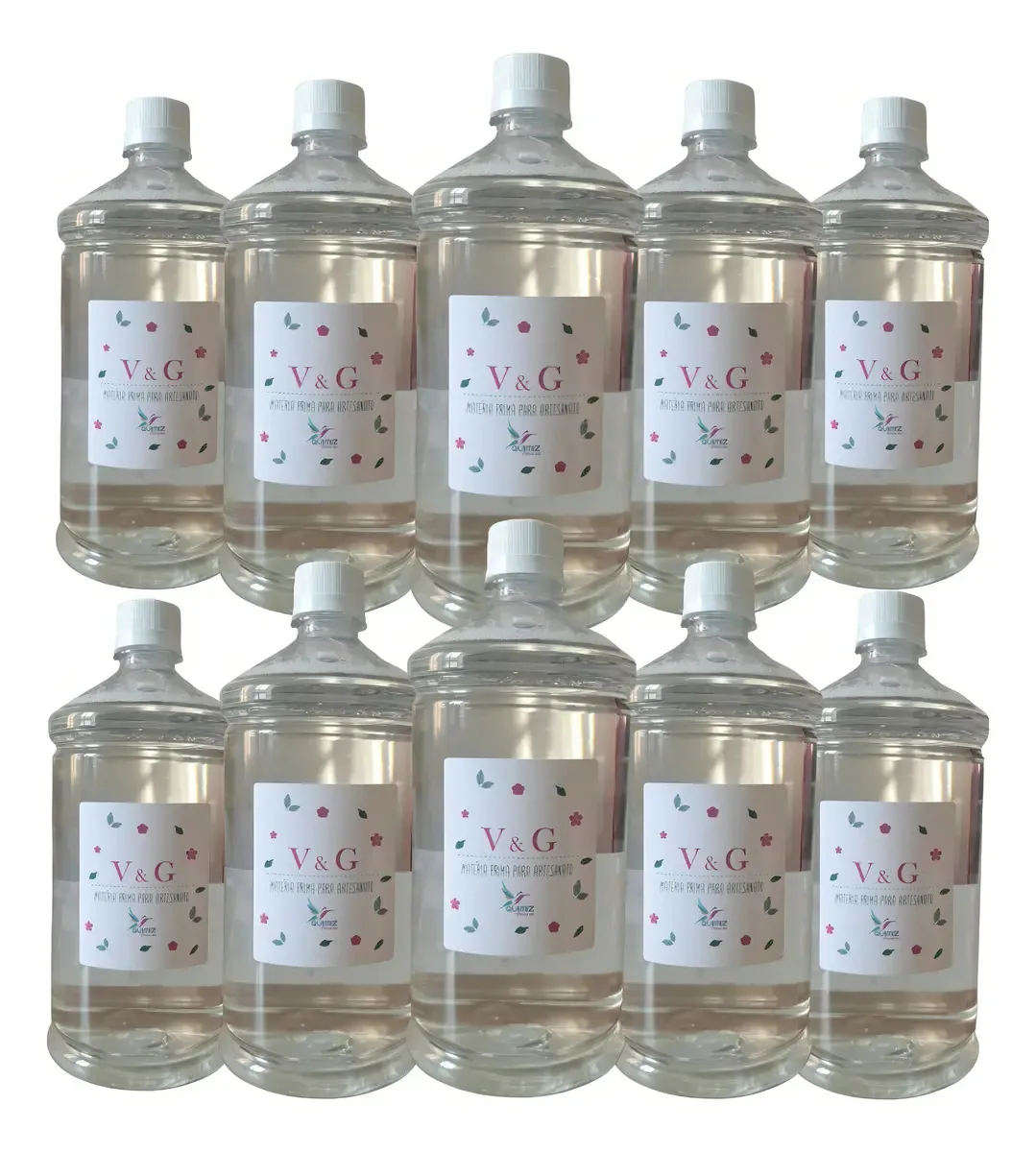 Kit 10l Lauril Líquido 100% Vegetal P/ Cosmeticos E Higiene