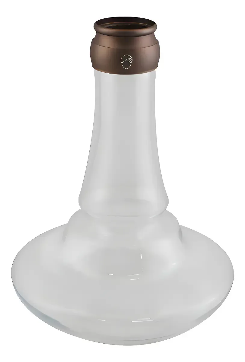 Base Vidro Sultan Miid Candle Taupe Brown Grande para Narguile