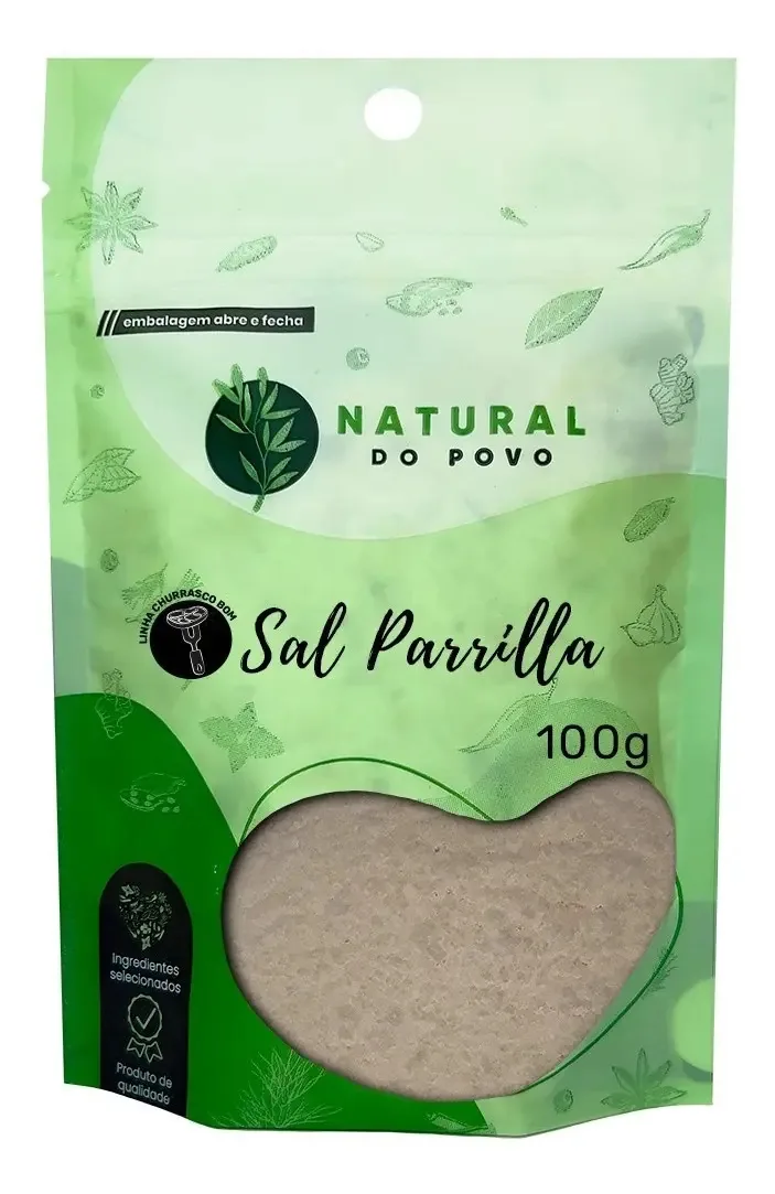 Sal Parrilla Clássico para Churrasco e Carnes Assadas