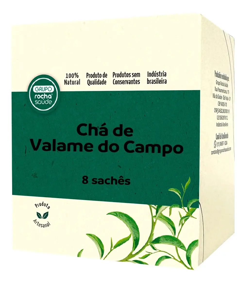 Chá Rocha Saúde Em Sachê Chá De Valame Do Campo 20 G 8 U