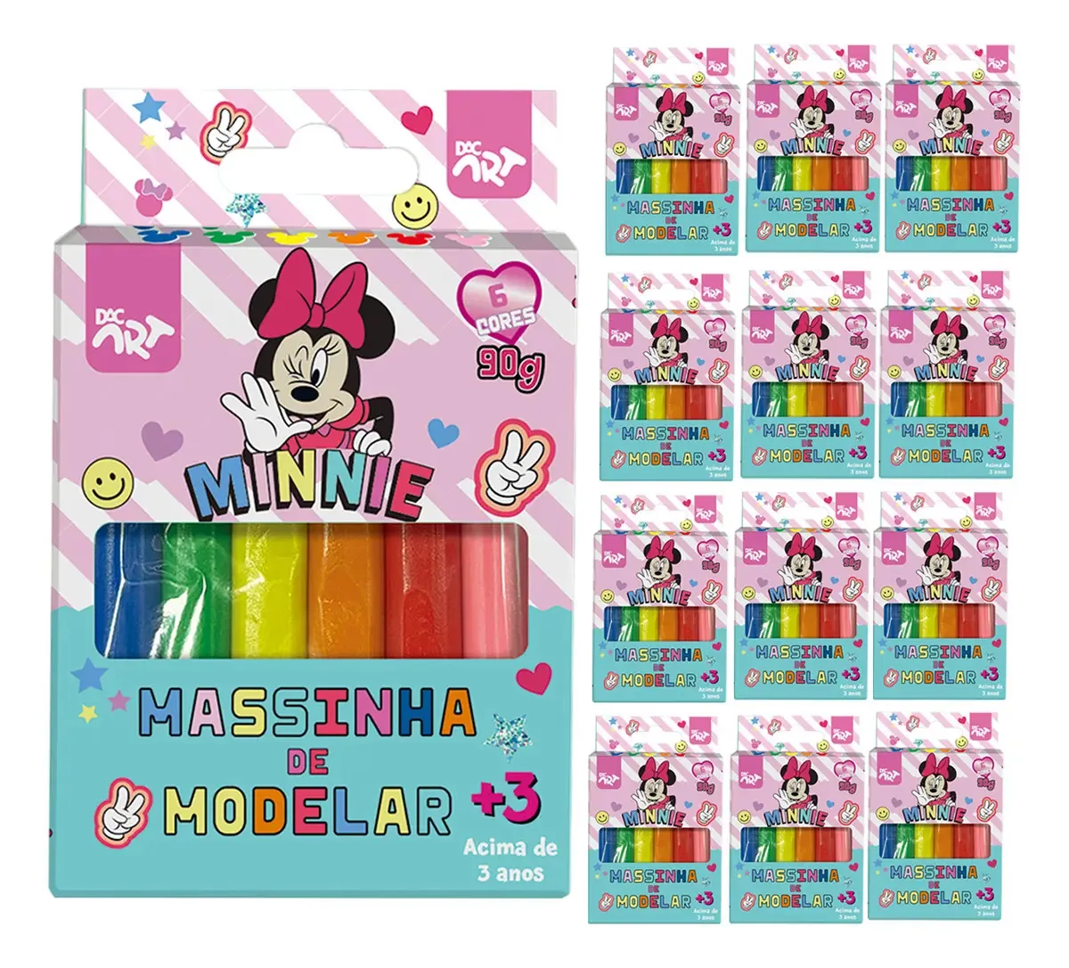 Massa De Modelar 90g Minnie Dac 4692