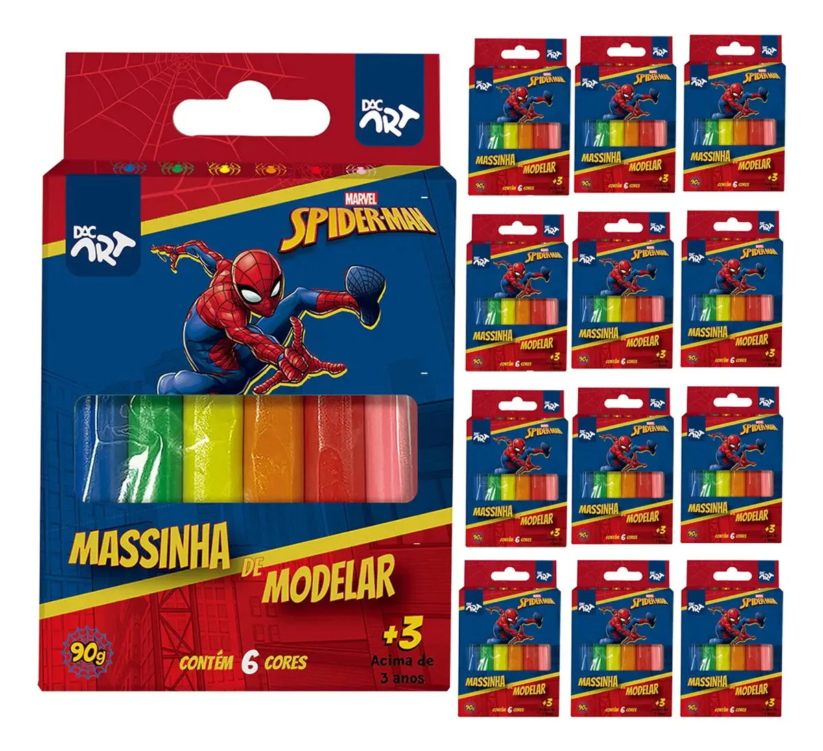 Massa De Modelar 90g Homem Aranha Dac