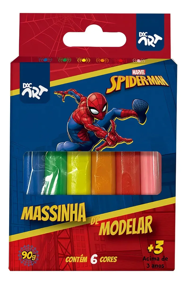 Massa De Modelar 90g Homem Aranha Dac