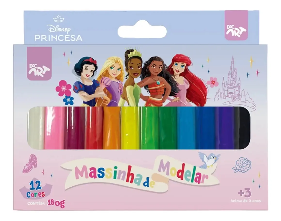Massa De Modelar 180g Princesas Dac