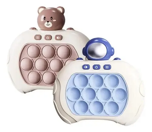 Pop It Mini Gamer Console Silicone Brinquedo Anti Stress Sortido