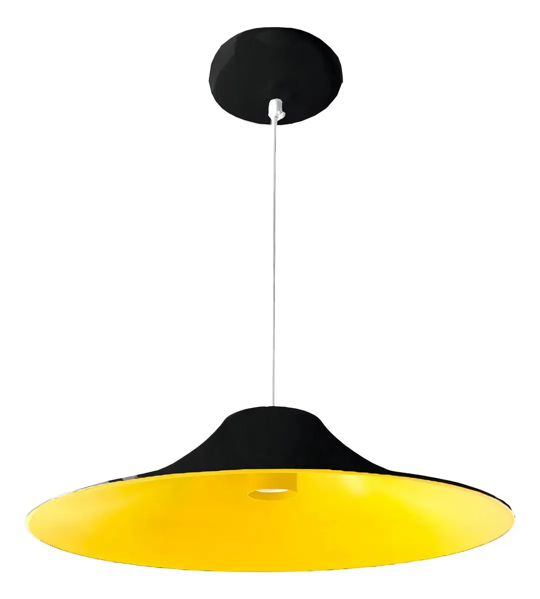 Pendente Chapéu Chinês Amarelo - Luminárias Navarro