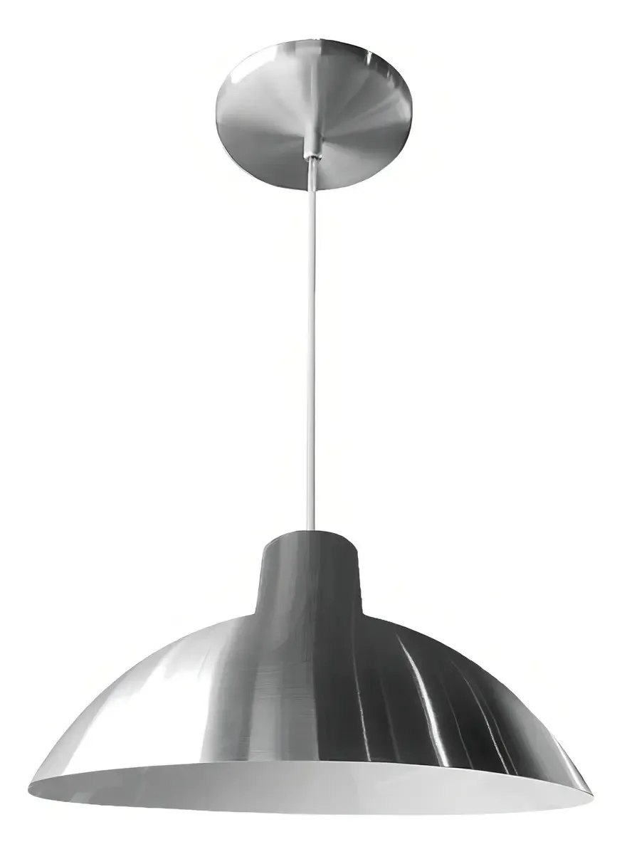Luminária Pendente Chinesa 33cm Branca - Navarro Luminárias