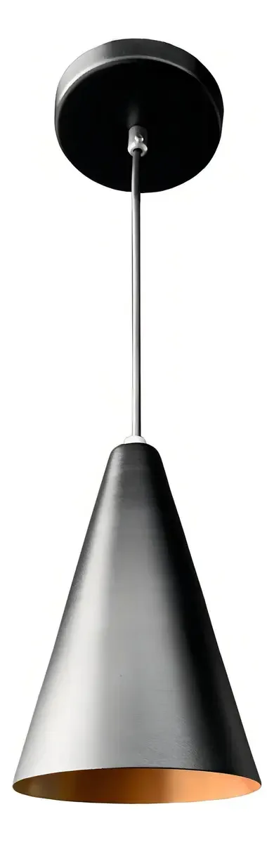 Pendente Cone Cobre - Luminárias Navarro