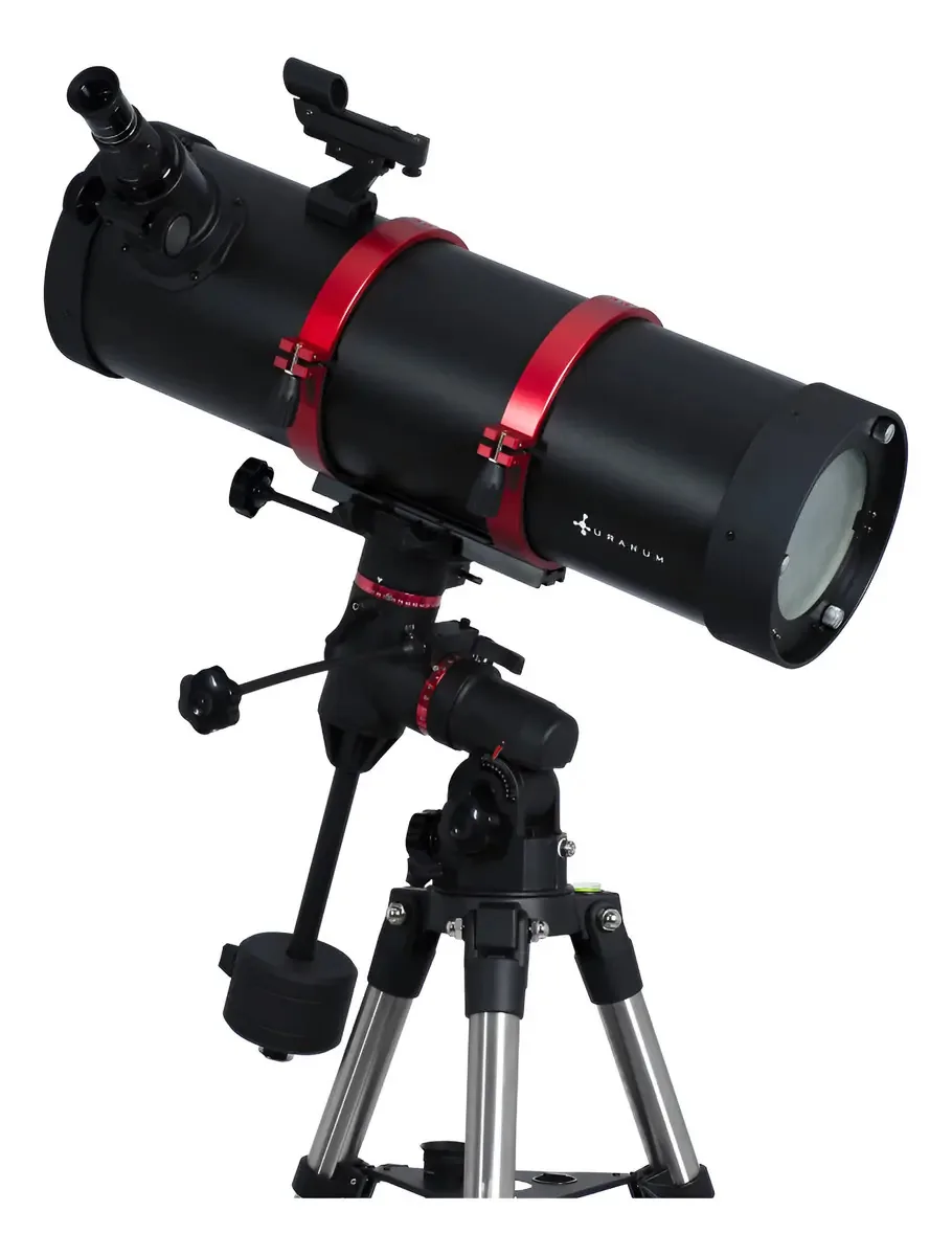Telescópio Refletor Uranum Profissional Planetário 800/160mm Preto