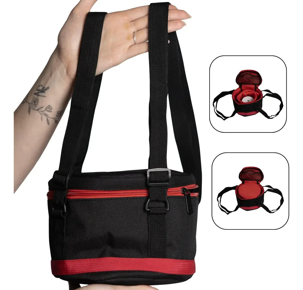 Uranum bolsa contrapeso - Preto-Laranja