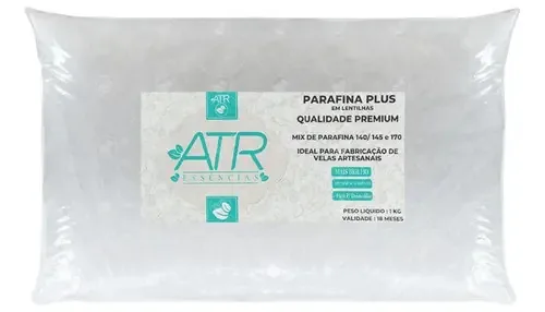 Atr essências Parafina granulada, lentilhada para velas artesanais 1kg